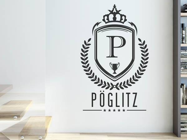 Wandtattoo Pöglitz Wappen