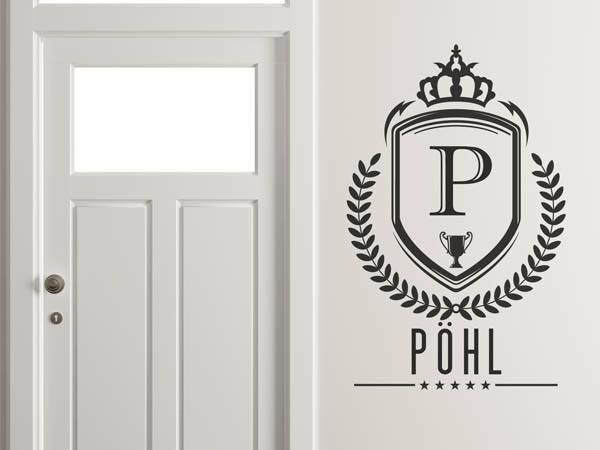 Wandtattoo Pöhl Wappen