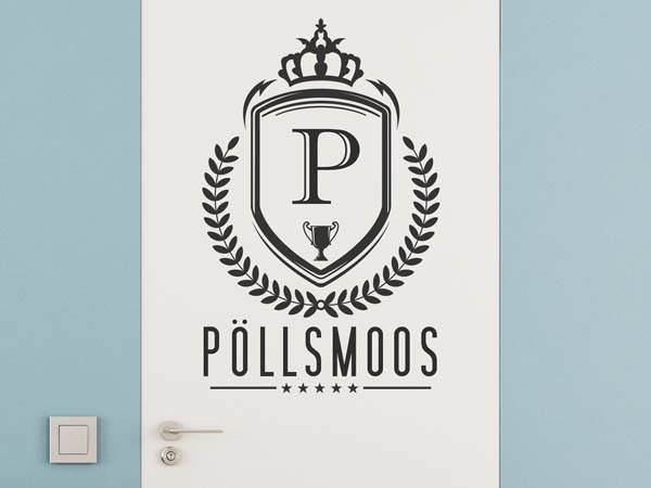 Wandtattoo Pöllsmoos Wappen
