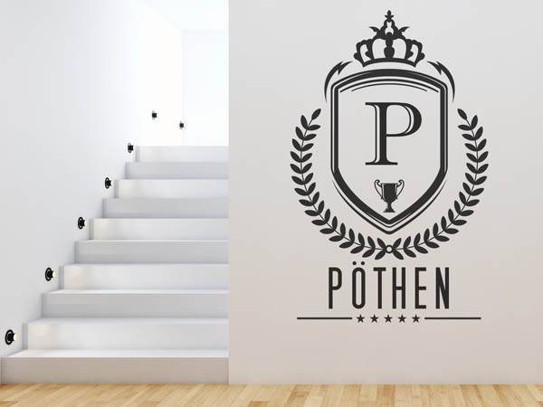 Wandtattoo Pöthen Wappen