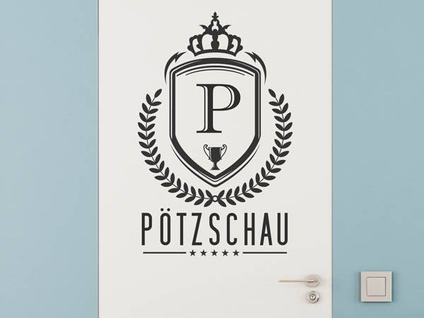 Wandtattoo Pötzschau Wappen