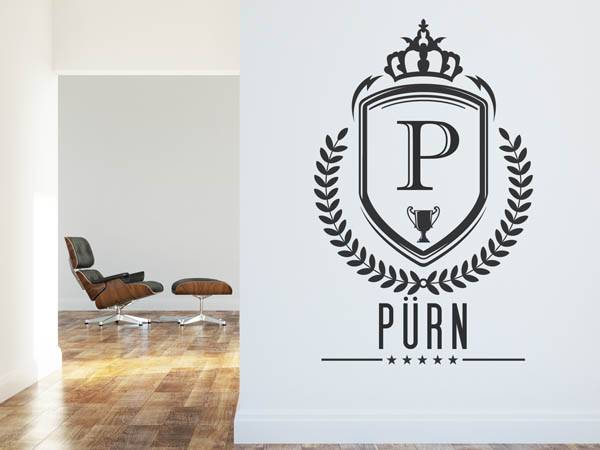 Wandtattoo Pürn Wappen