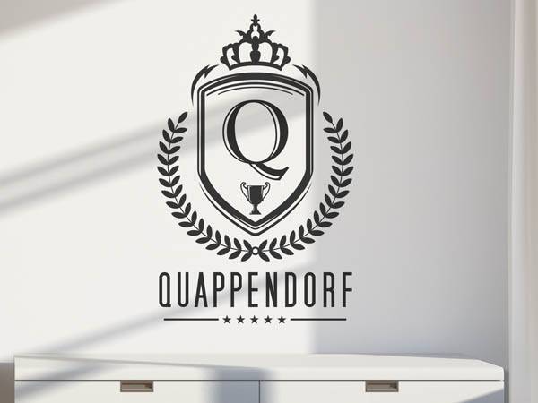 Wandtattoo Quappendorf Wappen