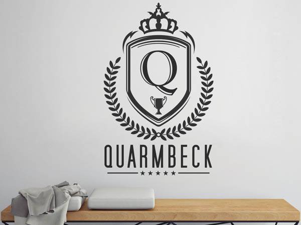 Wandtattoo Quarmbeck Wappen