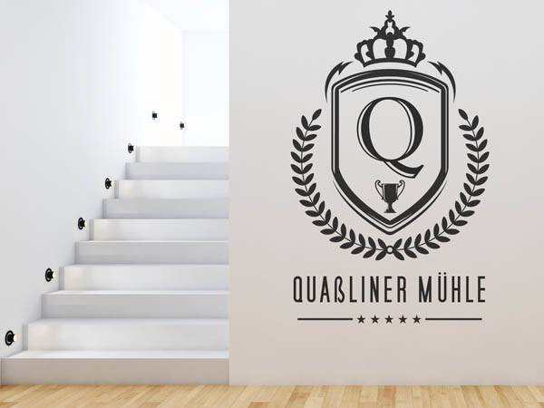 Wandtattoo Quaßliner Mühle Wappen