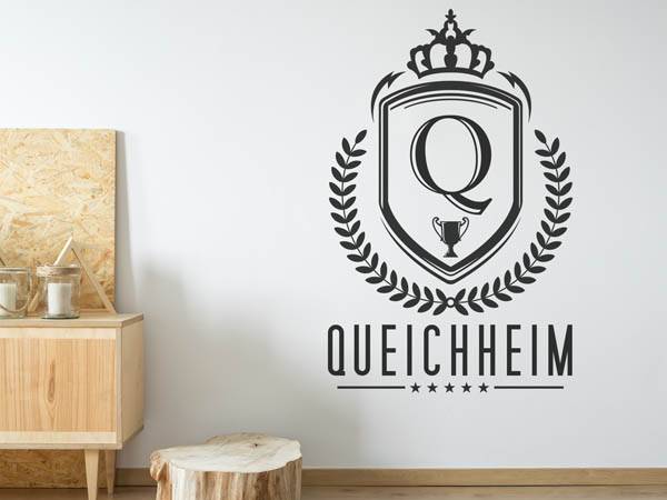 Wandtattoo Queichheim Wappen