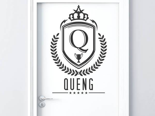 Wandtattoo Queng Wappen