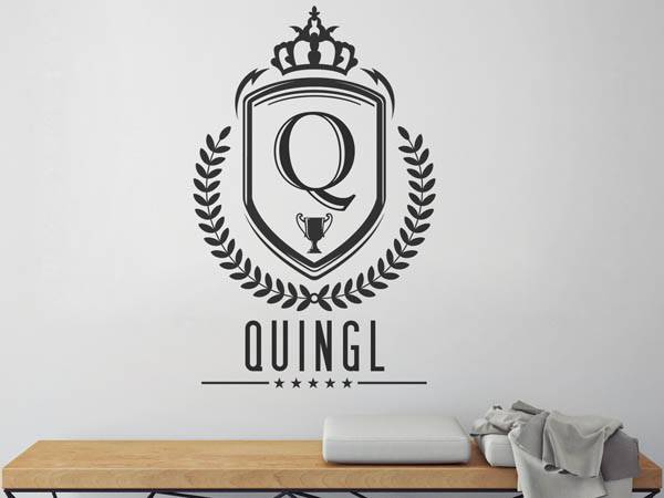 Wandtattoo Quingl Wappen