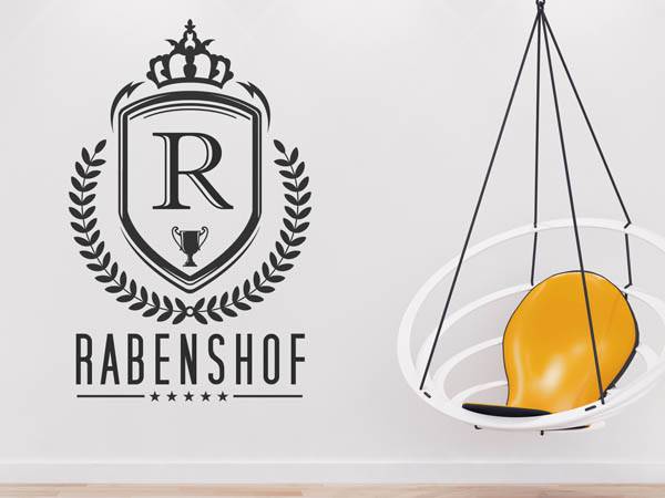 Wandtattoo Rabenshof Wappen