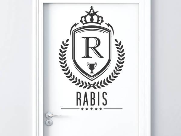 Wandtattoo Rabis Wappen