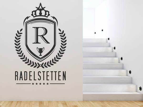 Wandtattoo Radelstetten Wappen