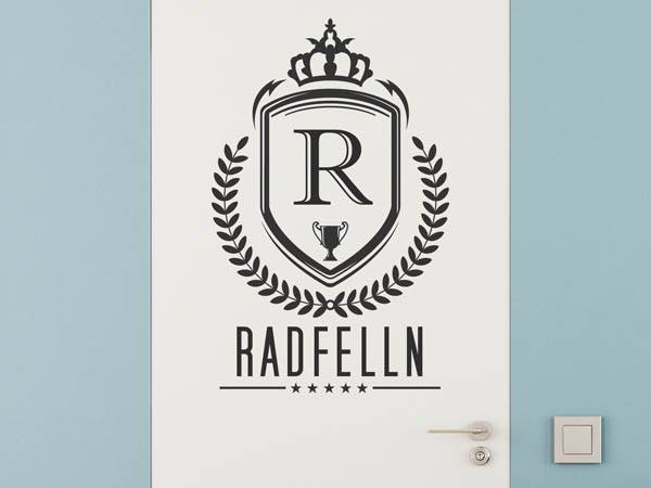Wandtattoo Radfelln Wappen