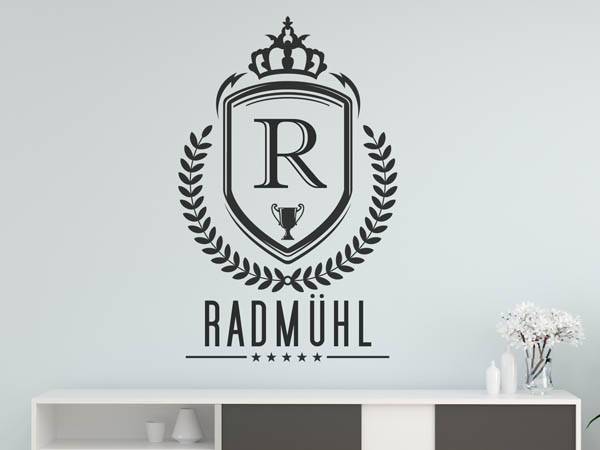 Wandtattoo Radmühl Wappen