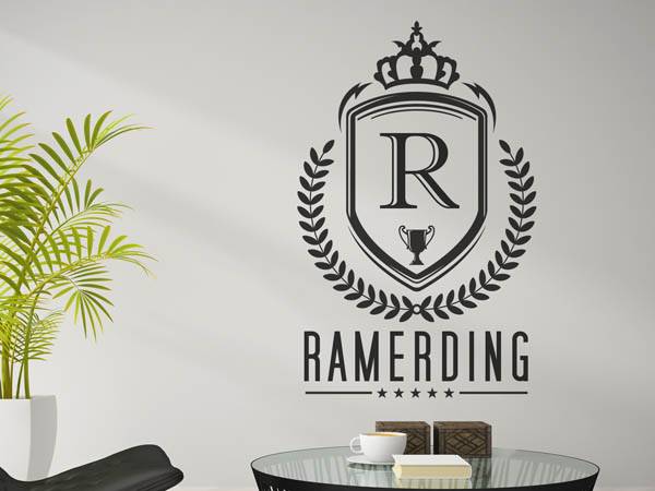 Wandtattoo Ramerding Wappen