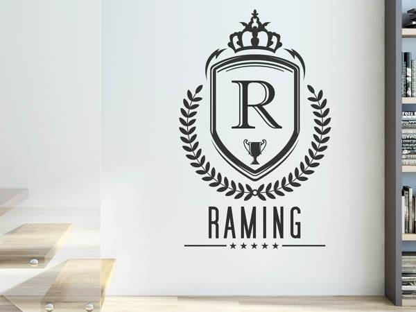 Wandtattoo Raming Wappen