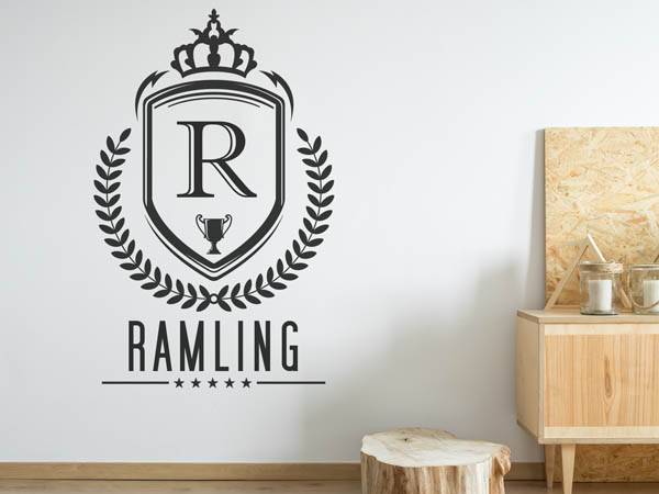 Wandtattoo Ramling Wappen