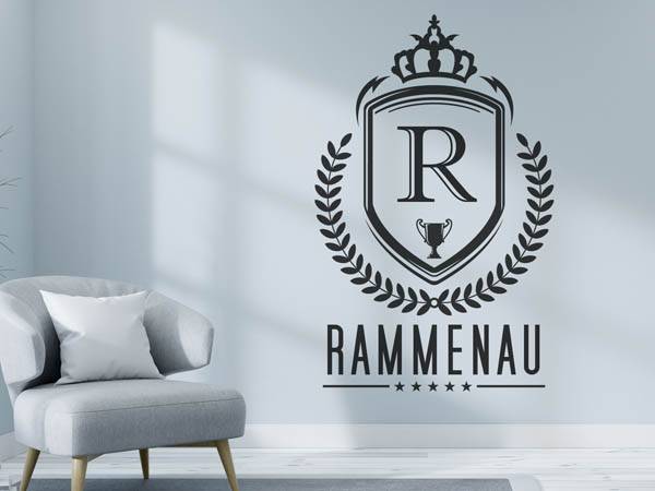 Wandtattoo Rammenau Wappen