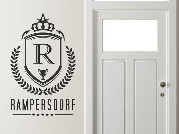 Wandtattoo Rampersdorf Wappen