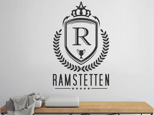 Wandtattoo Ramstetten Wappen