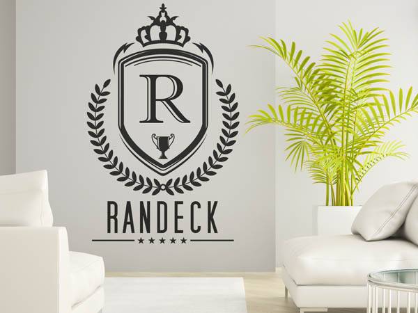 Wandtattoo Randeck Wappen