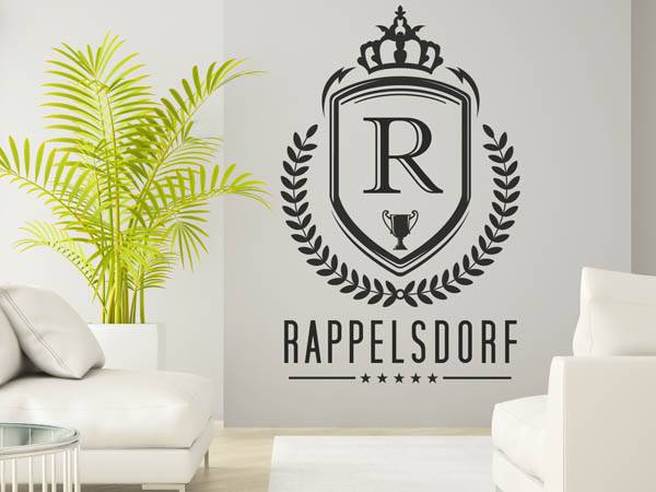 Wandtattoo Rappelsdorf Wappen