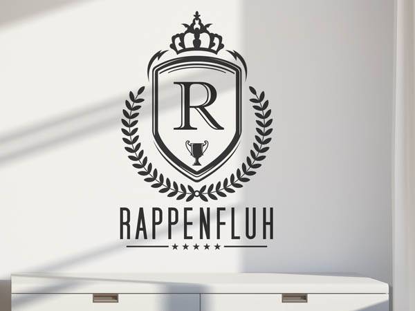 Wandtattoo Rappenfluh Wappen