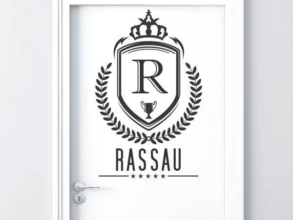 Wandtattoo Rassau Wappen