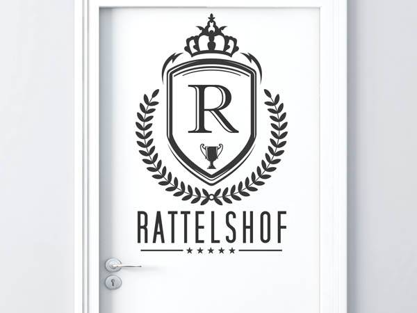Wandtattoo Rattelshof Wappen