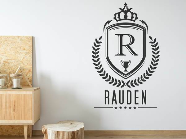 Wandtattoo Rauden Wappen