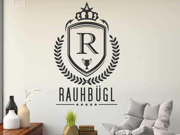 Wandtattoo Rauhbügl Wappen