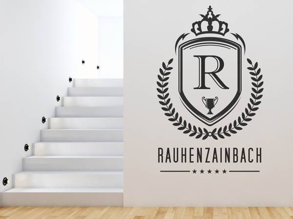 Wandtattoo Rauhenzainbach Wappen