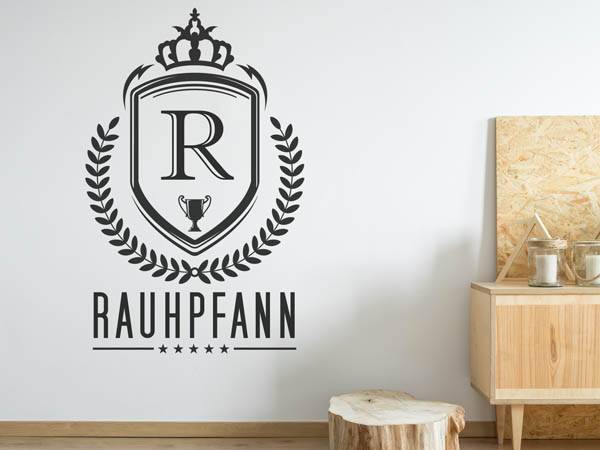 Wandtattoo Rauhpfann Wappen