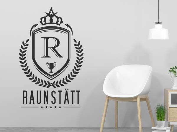 Wandtattoo Raunstätt Wappen