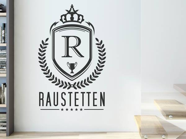 Wandtattoo Raustetten Wappen