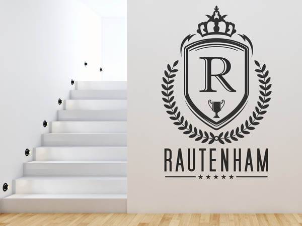 Wandtattoo Rautenham Wappen