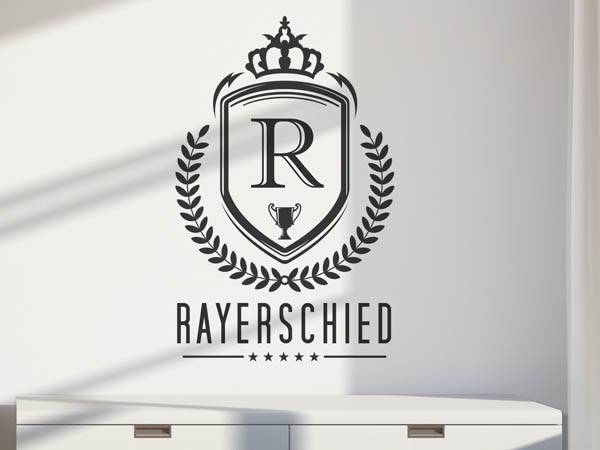 Wandtattoo Rayerschied Wappen