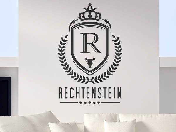 Wandtattoo Rechtenstein Wappen