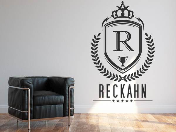 Wandtattoo Reckahn Wappen
