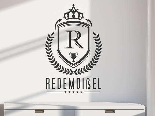 Wandtattoo Redemoißel Wappen