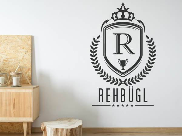 Wandtattoo Rehbügl Wappen