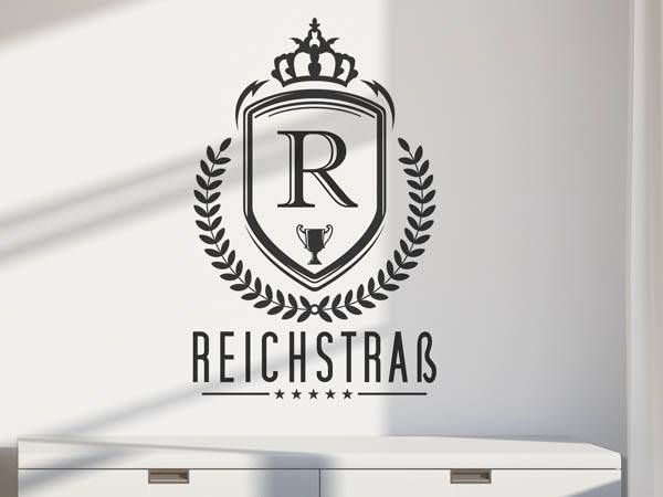 Wandtattoo Reichstraß Wappen