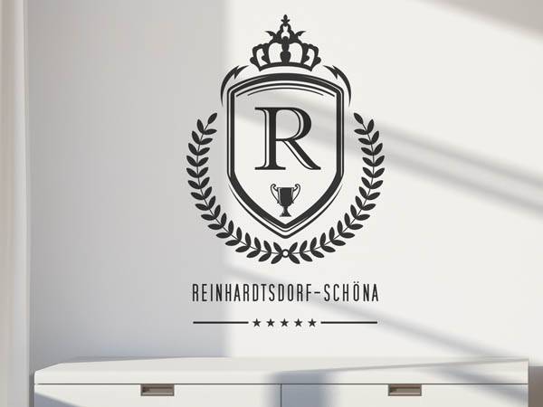 Wandtattoo Reinhardtsdorf-Schöna Wappen