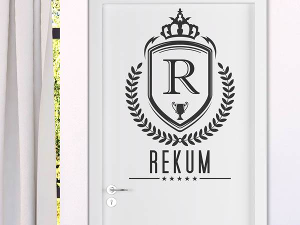 Wandtattoo Rekum Wappen