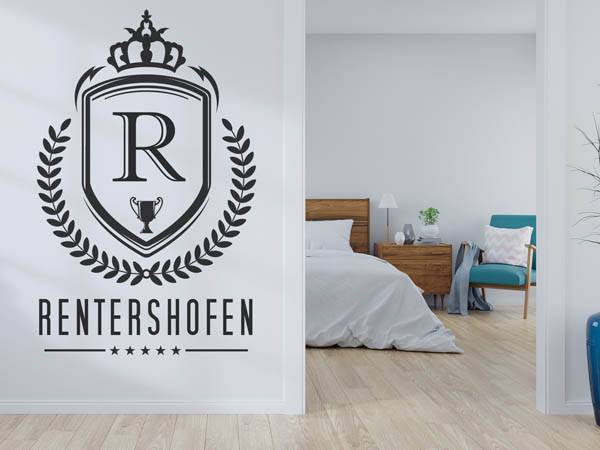 Wandtattoo Rentershofen Wappen
