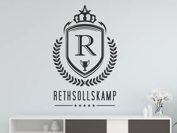 Wandtattoo Rethsollskamp Wappen