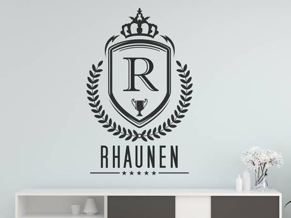 Wandtattoo Rhaunen Wappen