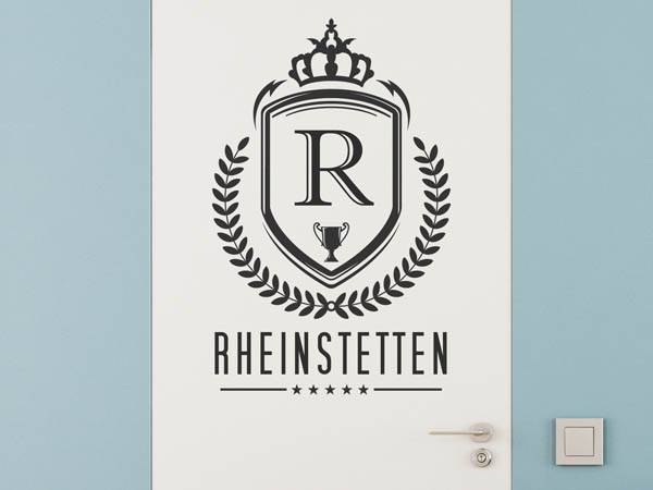 Wandtattoo Rheinstetten Wappen
