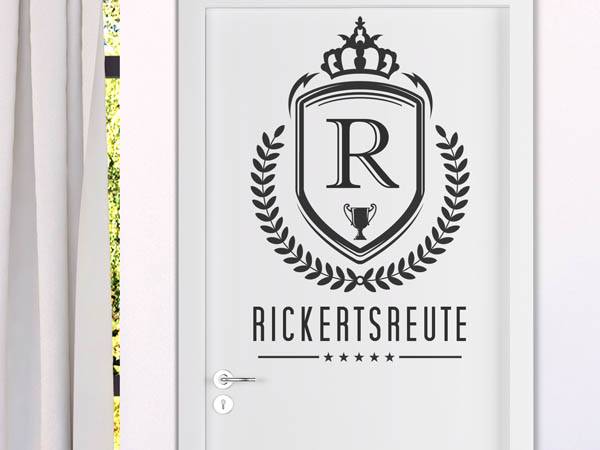 Wandtattoo Rickertsreute Wappen