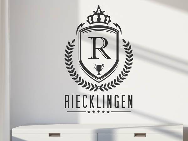 Wandtattoo Riecklingen Wappen