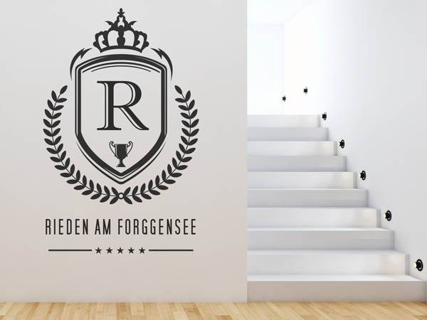 Wandtattoo Rieden am Forggensee Wappen